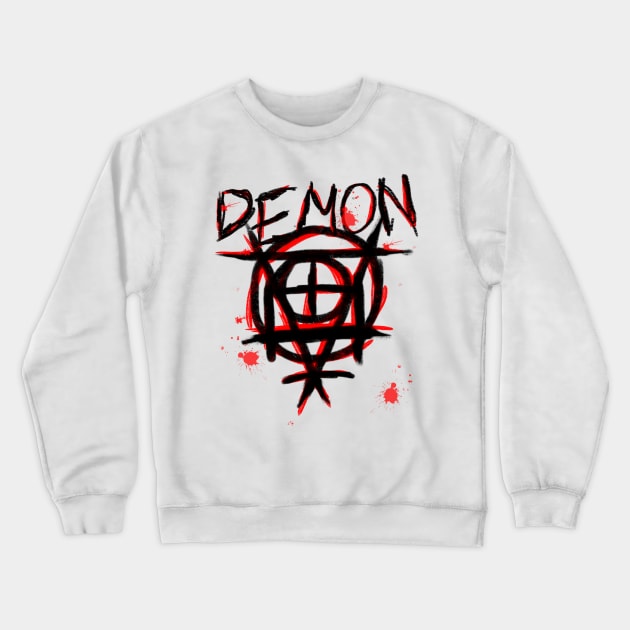 DeMON! Crewneck Sweatshirt by Kitsune Studio